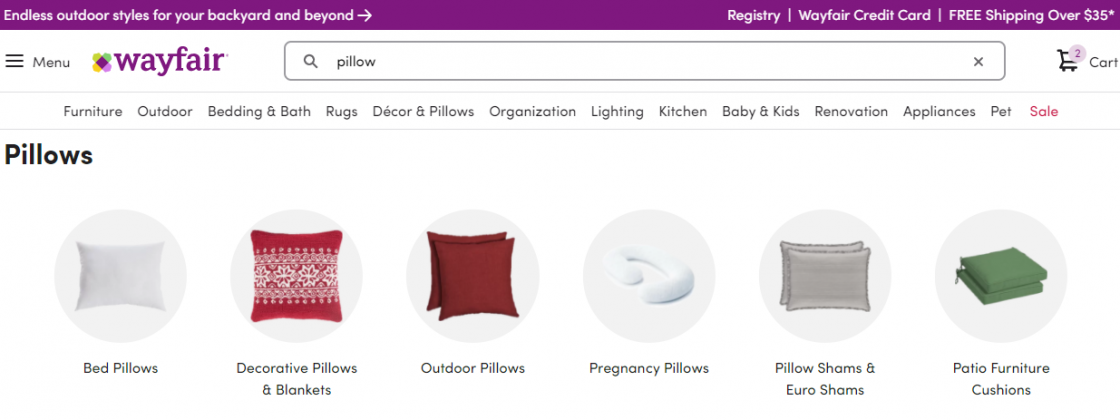 wayfair Wayfair Pillows