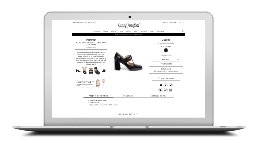 buying and merchandising platform