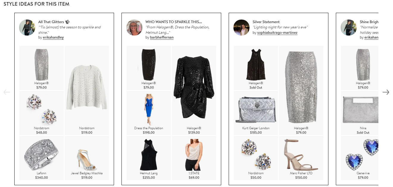 shop the look widget